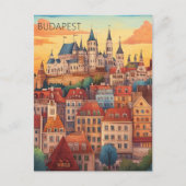 Budapest Ungarn Postkarte (Vorderseite)