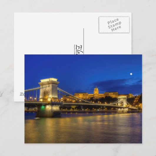 Budapest, Ungarn Postkarte (Vorne/Hinten)