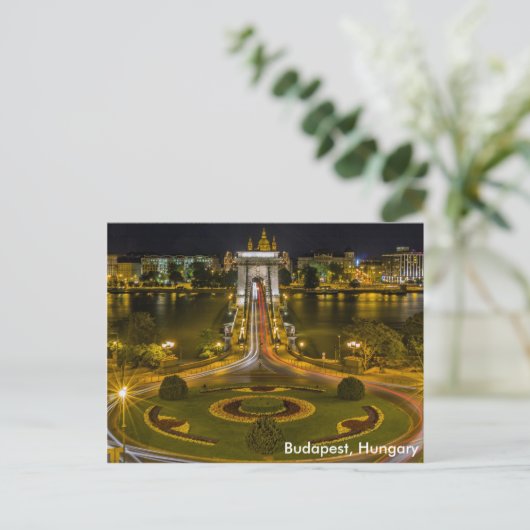 Budapest, Ungarn Postkarte (Stehend Vorderseite)