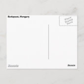 Budapest, Ungarn Postkarte (Rückseite)