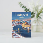 Budapest Ungarn Postkarte (Stehend Vorderseite)