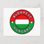Budapest Ungarn Postkarte (Vorderseite)
