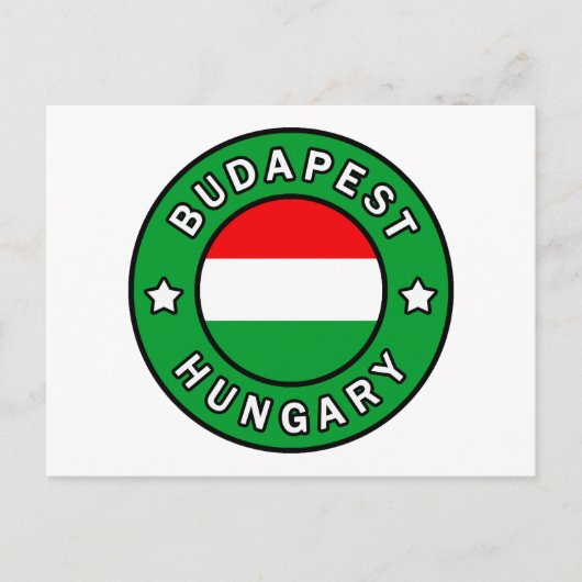 Budapest Ungarn Postkarte (Vorderseite)