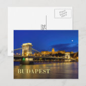Budapest, Ungarn Postkarte (Vorne/Hinten)