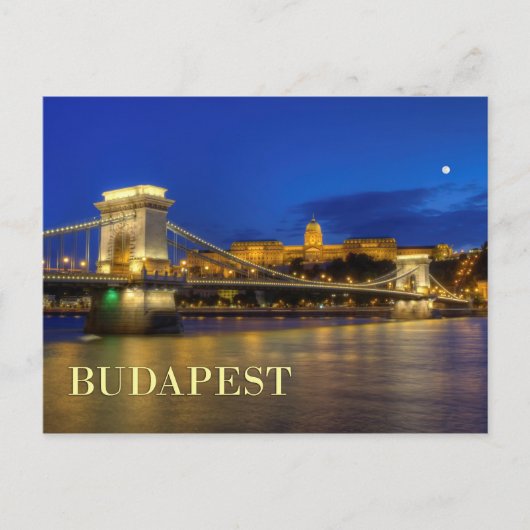 Budapest, Ungarn Postkarte (Vorderseite)