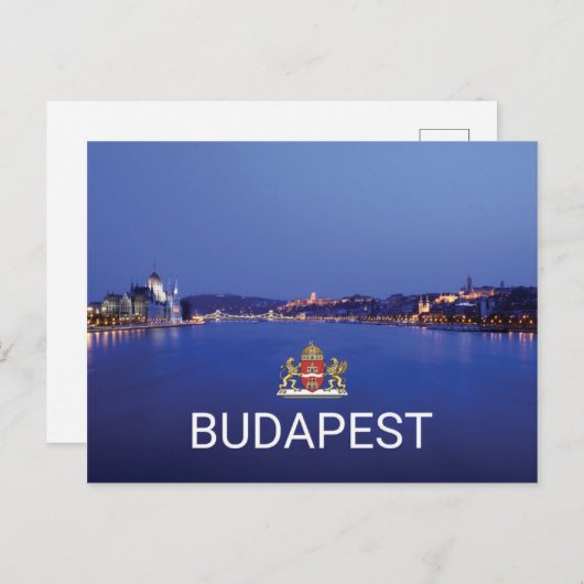 Budapest - Ungarn Postkarte (Vorne/Hinten)