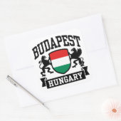 Budapest Ungarn Quadratischer Aufkleber (Umschlag)