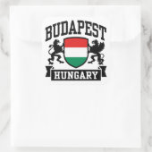Budapest Ungarn Quadratischer Aufkleber (Tasche)