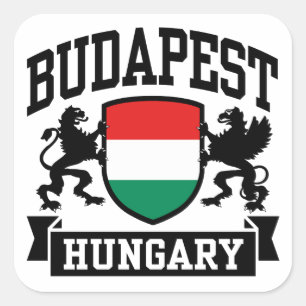 Budapest Ungarn Quadratischer Aufkleber