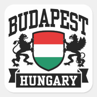 Budapest Ungarn Quadratischer Aufkleber
