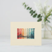 Budapest Ungarn Reise Postkarte (Stehend Vorderseite)