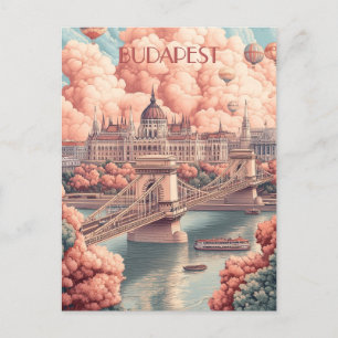 Budapest Ungarn Reise Postkarte