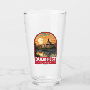 Budapest Ungarn Reisen Kunst Vintag Glas