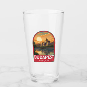 Budapest Ungarn Reisen Kunst Vintag Glas