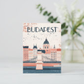 Budapest Ungarn Reisen Postkarte (Stehend Vorderseite)