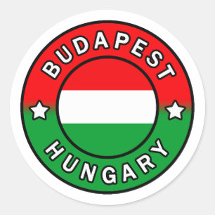 Budapest Ungarn Runder Aufkleber