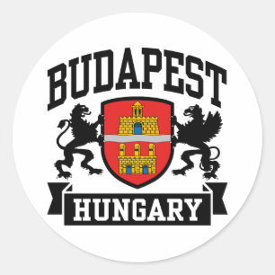 Budapest Ungarn Runder Aufkleber