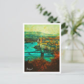 Budapest Ungarn Schöne Öllandschaft Postkarte (Stehend Vorderseite)