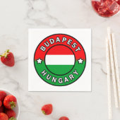 Budapest Ungarn Serviette (Beispiel)
