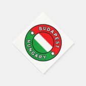 Budapest Ungarn Serviette (Ecke)