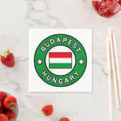 Budapest Ungarn Serviette (Beispiel)