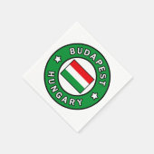 Budapest Ungarn Serviette (Ecke)