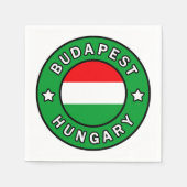 Budapest Ungarn Serviette (Vorderseite)