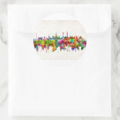 Budapest Ungarn Skyline Runder Aufkleber (Tasche)