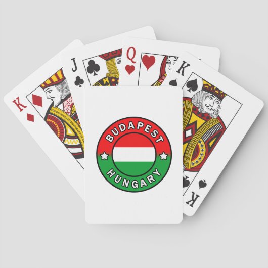 Budapest Ungarn Spielkarten (Rückseite)