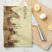 Budapest Ungarn Stadt Geschirrtuch (Viertel Falte)