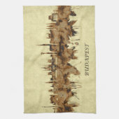 Budapest Ungarn Stadt Geschirrtuch (Vertikal)