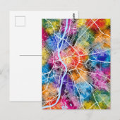 Budapest Ungarn Stadt Karte (Vorne/Hinten)