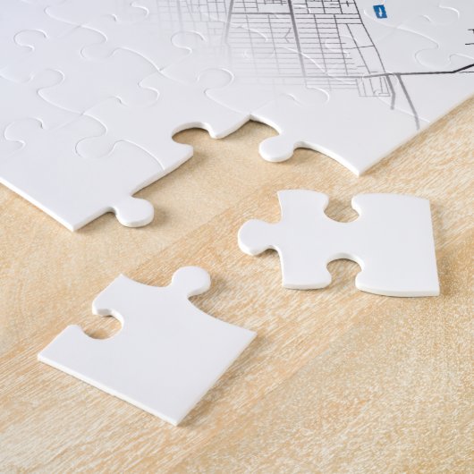 Budapest Ungarn Stadtkarte Einfache Unterkunft Puzzle (Seite)