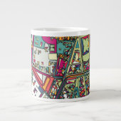 Budapest, Ungarn| Stadtkarte Jumbo-Tasse (Vorderseite)
