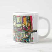 Budapest, Ungarn| Stadtkarte Jumbo-Tasse (Rechts)