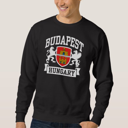 Budapest Ungarn Sweatshirt (Vorderseite)