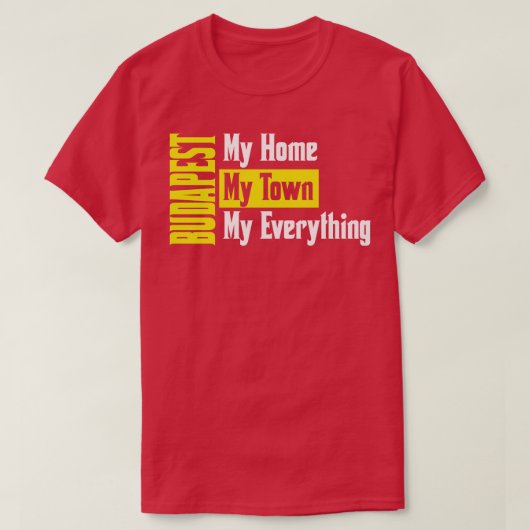 Budapest Ungarn T-Shirt (Design vorne)