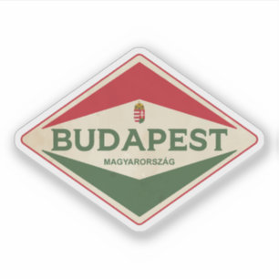 Budapest Ungarn Vintag Aufkleber