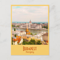 Budapest, Ungarn Vintag Postkarte