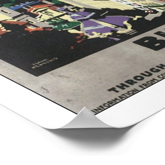 Budapest via Harwich Poster (Ecke)