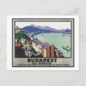 Budapest via Harwich Postkarte (Vorderseite)