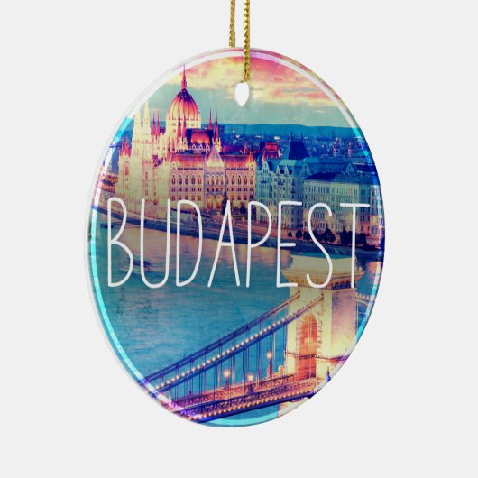 Budapest Vintag, Kreis Keramikornament (Rechts)