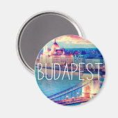 Budapest Vintag, Kreis Magnet (Vorderseite/Rückseite)