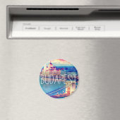 Budapest Vintag, Kreis Magnet (In Situ (Geschirrspüler))