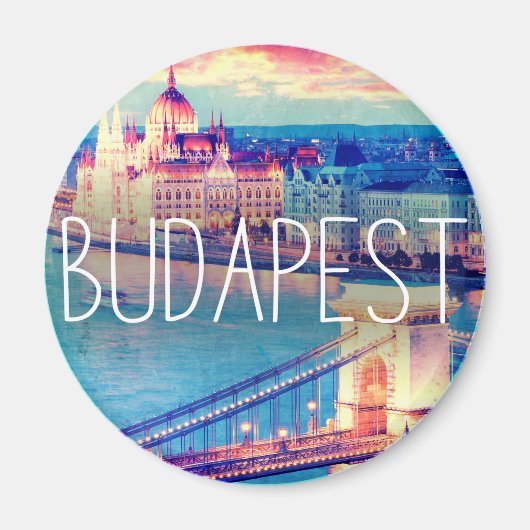 Budapest Vintag, Kreis Magnet (Vorne)