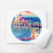 Budapest Vintag, Kreis Mousepad (Mit Mouse)