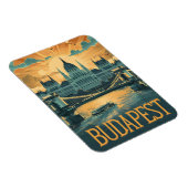 Budapest Vintage Kunst Magnet (Rechte Seite)