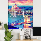 Budapest, Vintage Poster (Heimbüro)