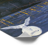 Budapest Vintage Travel Poster (Ecke)