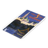 Budapest Vintage Travel Poster Magnet (Linke Seite)